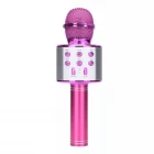 Karaoke Bluetooth Mikrofon Speaker Pembe