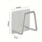 Kendinden Yapışkanlı Çelik Güçlü Mutfak Banyo Askısı Çok Amaçlı Süngerlik