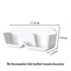 Kendinden Yapışkanlı Şeffaf Gözlük Standı