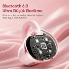 Kulaktan Düşmeyen Klipsli Kablosuz Kulaklık Bluetooth 5.3 ENC Gürültü Engelleme Küpe Kulaklık