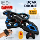 LED Işıklı El Hareketi Kontrollü Mini Drone Takla Özellikli Uçuş Tek Tuş Kalkış Uzaktan Kumandalı Uçak Drone
