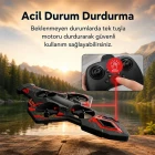 LED Işıklı El Hareketi Kontrollü Mini Drone Takla Özellikli Uçuş Tek Tuş Kalkış Uzaktan Kumandalı Uçak Drone