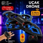 LED Işıklı El Hareketi Kontrollü Mini Drone Takla Özellikli Uçuş Tek Tuş Kalkış Uzaktan Kumandalı Uçak Drone