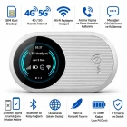 M10 Pro 4G LTE SIM Kartlı Taşınabilir Şarjlı Modem WiFi 6 2.4G 5.8G 3000 mAh Mobil Router 10 Saat Çalışma Süresi