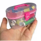 Mini Dikiş Kutusu İğne İplik Kanca Düğme Mezura