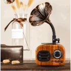 Nostaljik Mini Radyo Gramofon Bluetooth Usb Khv