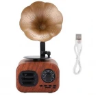 Nostaljik Mini Radyo Gramofon Bluetooth Usb Khv