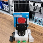 O-Kam 3815 4G SIM Kartlı 1 Yıl İnternet Hediyeli 360 Dönebilen Ultra HD Çift Lens Güneş Panelli Solar Güneş Enerjili Sirenli Güvenlik Kamerası
