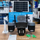O-Kam Pro 4G 9MP SIM Kartlı 1 Yıl İnternet Hediyeli 3 Kameralı 3 Görüntülü Solar Panelli Gece Görüşlü Güvenlik Kamerası İnternet Paketli Ok-310