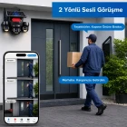 O-Kam Pro 4G 9MP SIM Kartlı 1 Yıl İnternet Hediyeli 3 Kameralı 3 Görüntülü Solar Panelli Gece Görüşlü Güvenlik Kamerası İnternet Paketli Ok-310