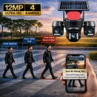 O-Kam Pro 4G 9MP SIM Kartlı 1 Yıl İnternet Hediyeli 3 Kameralı 3 Görüntülü Solar Panelli Gece Görüşlü Güvenlik Kamerası İnternet Paketli Ok-310