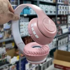 P68 Kafaüstü Bluetooth Kulaklık Kablosuz Stereo Kulaklık Pembe