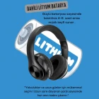 P68 Kafaüstü Bluetooth Kulaklık Kablosuz Stereo Kulaklık Siyah