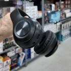 P68 Kafaüstü Bluetooth Kulaklık Kablosuz Stereo Kulaklık Siyah