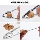 Paslanmaz Metal Ceviz ve Fındık Kıracağı