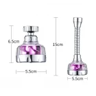 Pervaneli Hortumlu Esnek Musluk Başlığı Tasarruflu Musluk Başlığı