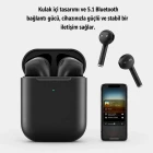 Pro 5 Ios Android Uyumlu Dokunmatik Bluetooth Kulaklık 8d Stereo Hd Ses Siyah