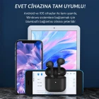 Pro 5 Ios Android Uyumlu Dokunmatik Bluetooth Kulaklık 8d Stereo Hd Ses Siyah