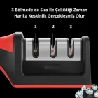 Profesyonel Bıçak Bileyici 3 Açılı Elmas Seramik Tungsten Çelik