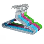 Renkli Metal 5 Li Askı Yumuşak Plastik Kaplamalı