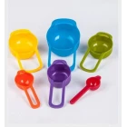 Renkli Ölçü Kaşığı 6 Lı Set