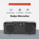 Saatli Bluetooth Hoparlör FM Termometre