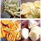 Şekilli Paslanmaz Çelik Pratik Cips Dilimleyici