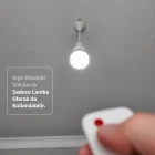 Sessiz Çalışan Led Işıklı Uzaktan Kumandalı Tavan Tipi Vantilatör Lamba Işıklı Pervane