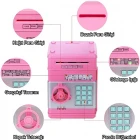 Şifreli ATM Kumbara Kasa Otomatik Pembe