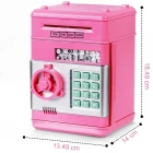 Şifreli ATM Kumbara Kasa Otomatik Pembe