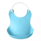 Silikon Mama Önlüğü Mavi