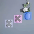 Silikon Vazo Dekoratif Yapışkanlı Mavi
