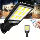 Solar Güneş Enerjili Led Bahçe Aydınlatması 120 Ledli 3 Modlu Hareket Sensörlü