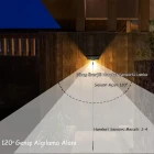 Solar Güneş Enerjili Sensörlü Ampul Bahçe Lambası