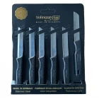 Solingen 6 Lı Tırtıklı Meyve Sebze Bıçağı Siyah