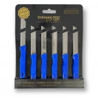 Solingen Simli Düz Meyve Bıçağı 6 Lı Mavi