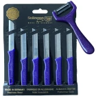 Solingen Tırtıklı Meyve Bıçağı ve Sapan Soyacak Mor