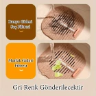 Süzgeçli Silikon Lavabo Gider Koruyucu Mat Gri