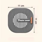 Süzgeçli Silikon Lavabo Gider Koruyucu Mat Gri