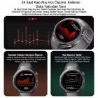 SW40 3 Kordonlu Akıllı Saat Amoled Ekran Android İos Uyumlu Gümüş Kasa