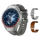 SW40 3 Kordonlu Akıllı Saat Amoled Ekran Android İos Uyumlu Gümüş Kasa