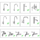 Tasarruflu 3 Fonksiyonlu Musluk Başlığı Krem