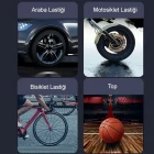 Taşınabilir Şarjlı Kompresör Lastik Hava Pompası Lastik Şişirme Pompası