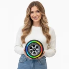 Tekerlek Tasarımlı Bluetooth Speaker USB TF Kart Bluetooth Destekli Tekerlek Hoparlör