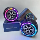 Tekerlek Tasarımlı Bluetooth Speaker USB TF Kart Bluetooth Destekli Tekerlek Hoparlör