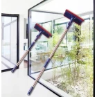 Teleskobik Mikrofiber Çift Taraflı Cam Silme Aparatı