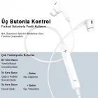 Type C Mikrofonlu Kablolu Kulak İçi Kulaklık