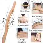 Vücut Spa Masajı Lenfatik Kürek Kas Gevşeme Ahşap Guasha Sopa Rahatlatıcı Masaj Aleti