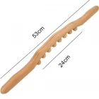 Vücut Spa Masajı Lenfatik Kürek Kas Gevşeme Ahşap Guasha Sopa Rahatlatıcı Masaj Aleti