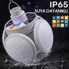 Yuvarlak Solar Led Güneş Enerjili Kamp Lambası